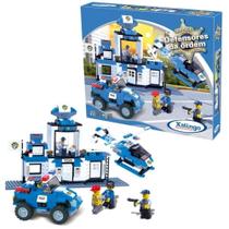 Blocos de Montar Defensores da Ordem Polícia 459 Peças Xalingo - 06854 Blocos de Montar Defensores da Ordem Polícia 459 Peças Xalingo - 06854