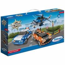 Blocos de Montar - Defensores da Ordem Polícia - Super Resgate - 586 peças - Xalingo Blocos de Montar - Defensores da Ordem Polícia - Super Resgate - 586 peças - Xalingo