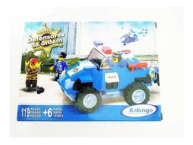 Blocos De Montar Defensores Ordem Polícia 119 Peças -xalingo Blocos De Montar Defensores Ordem Polícia 119 Peças -xalingo