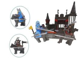 Blocos de Montar Didático 222 Pç Guerreiro Medieval Presente