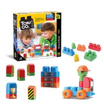 Blocos De Montar Didático Tchuco Truck - C/ 56 Peças - Samba