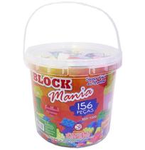 Blocos de Montar Didáticos Balde com 156 peças