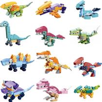 Blocos de Montar Dino Cristal - Modelos Sortidos - Ark Toys UNICA Blocos de Montar Dino Cristal - Modelos Sortidos - Ark Toys UNICA