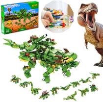 Blocos De Montar Dino Robô Transformers 577 Peças 25 Em 1 Blocos De Montar Dino Robô Transformers 577 Peças 25 Em 1