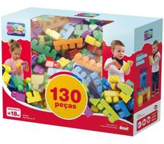 Blocos De Montar Dismat 130 Peças Blocolândia - MK382