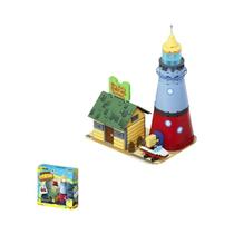 Blocos De Montar Do SpongeBob SquarePants, Modelo De Brinquedo Da Escola De Direção Chum Bucket,