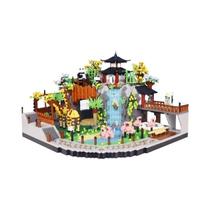 Blocos De Montar Do Zoológico Do Panda Da Floresta Tropical Africana, 4000+PCS, Brinquedo Criativo Blocos De Montar Do Zoológico Do Panda Da Floresta Tropical Africana, 4000+PCS, Brinquedo Criativo