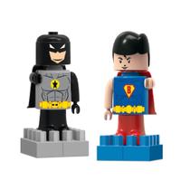 Blocos de Montar Dupla de Bonecos Heróis Medieval Colecionáveis Blocz