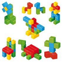 Blocos de montar educativo magforma cubos magnéticos 22 pçs Blocos de montar educativo magforma cubos magnéticos 22 pçs