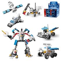 Blocos de Montar Estação Espacial Mini Coleção Sortidos