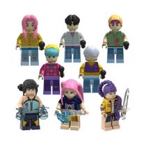 Blocos De Montar Estilo LEGO Kpop Demon Hunters Mini Figuras Personagens Colecionáveis
