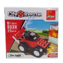 Blocos de Montar Estilo Lego Peizhi City Rescue Carrinhos