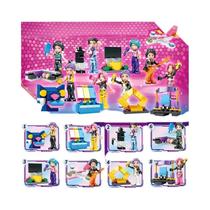 Blocos De Montar Fantasia: Kit De Modelo De Figura De Ação DIY Com Base De Exibição Para Decoração Blocos De Montar Fantasia: Kit De Modelo De Figura De Ação DIY Com Base De Exibição Para Decoração