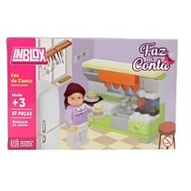 Blocos de Montar Faz de Conta Cozinha - Inblox Tipo:Verde/Laranja