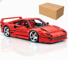 Blocos de montar ferrari f40 x001 4026 peças marca csox