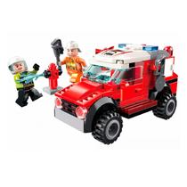 Blocos de Montar Fire Rescue - Carro de Manutenção 105 pçs C2801