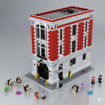 Blocos de montar firehouse headquarters ghostbusters caça fantasmas 4634 peças - 75827 marca mega