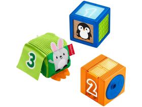 Blocos de Montar Fisher-Price - Empilhando e Explorando Mattel 3 Peças Blocos de Montar Fisher-Price - Empilhando e Explorando Mattel 3 Peças