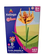 Blocos de Montar - Flor Amarela - Mundo Encantado XALINGO