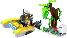 Blocos De Montar Floresta Lancha De Patrulha - 130pcs - Tudo