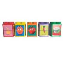 Blocos De Montar Frutas E Legumes Infantil Blocos De Montar Frutas E Legumes Infantil