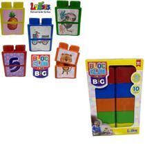 Blocos De Montar Gigante Brinquedo Infantil Didatico Pedagogico Bebê Coloridos