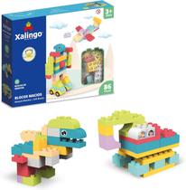 Blocos de Montar Grande e Macio Soft Big 86 Peças Xalingo Blocos de Montar Grande e Macio Soft Big 86 Peças Xalingo