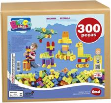 Blocos de Montar Grandes Ix 300 Peças Para Montar Educativo Dismat MK421 encaixar para Bebê Criança