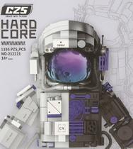 Blocos de Montar Hardcore CZ25 Astronauta Espacial Brinquedo de Blocos de Construção 1195 Peças.