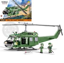 Blocos De Montar Helicóptero Bell UH-1 Huey Cobi 656 Pçs