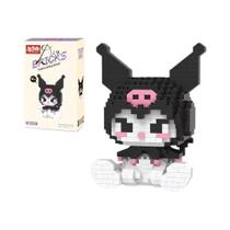 Blocos De Montar Hello Kitty Kuromi Sanrio, Figura De Anime, Ornamento Decorativo, Quebra-Cabeça