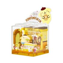 Blocos De Montar Hellokitty Kuromi Sanrio, Modelo De Restaurante De Doces, Exibição De Mesa Para