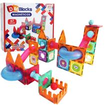 Blocos De Montar Infantil Magnéticos Brinquedo Infantil 67Pç