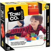 Blocos De Montar Infantil Tchuco 33 Peças Samba Toys