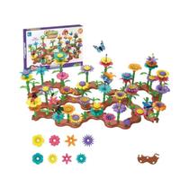 Blocos De Montar Jardim De Flores DIY Para Meninas, Conjunto De Brinquedos Criativos Para Crianças E