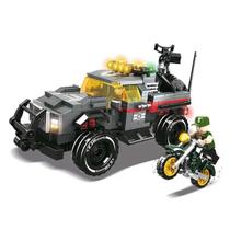 Blocos de Montar Jeep Off Road Blindado 357 Peças Xalingo 6 Anos Aliança Justiça e Paz