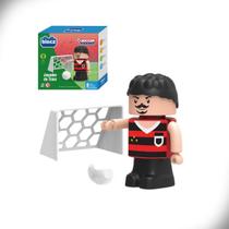 Blocos de Montar Jogador de Time Futebol Soccer World 8 Peças Blocz