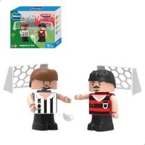 Blocos de Montar Jogadores de Time Futebol Soccer World 15 Peças Blocz