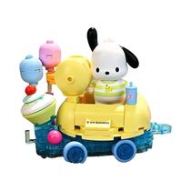 Blocos De Montar Kuromi Hello Kitty Melody Sanrio, Figura De Boneca Anime, Brinquedos Educativos