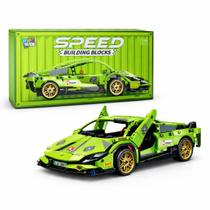 Blocos de Montar Lamborghini Sian 118 Verde 451 Peças