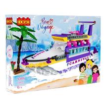 Blocos de Montar Lancha Coleção Bon Voyage 318 pçs 4508 - COGO Dorémi Blocos de Montar Lancha Coleção Bon Voyage 318 pçs 4508 - COGO Dorémi