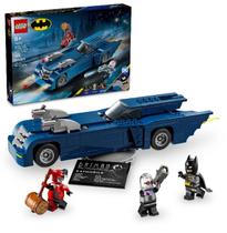 Blocos de Montar Lego Batmóvel - Batman Versus Harley Quinn e Mr. Freeze DC Comics 435 Peças - 76274