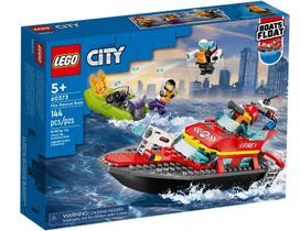 Blocos de Montar - Lego City - Barco de Resgate dos Bombeiros LEGO DO BRASIL