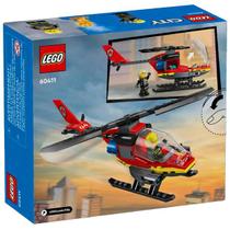 Blocos De Montar Lego City Helicóptero Dos Bombeiros 60411