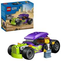 Blocos de Montar Lego City Veículo Hot Rod Flames Clássico Com Minifigura - 81 Peças - Lego - 60485 Blocos de Montar Lego City Veículo Hot Rod Flames Clássico Com Minifigura - 81 Peças - Lego - 60485