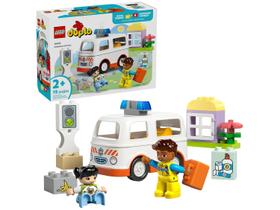 Blocos de Montar Lego Duplo Ambulância e Motorista 10447 Blocos de Montar Lego Duplo Ambulância e Motorista 10447