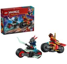 Blocos de Montar Lego Ninjago Dragons Rising Moto de Corrida Do Kai Com 2 Motos e 2 Bonecos - 79 Peças - 71838