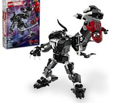 Blocos de Montar Lego - Set Super Heroes Marvel Armadura Mech Venom vs. Miles Morales - 134 peças - 76276