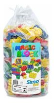 Blocos De Montar Magic Block 170 Peças - Simo Toys