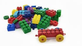 Blocos de Montar Magic Block 52 Peças Educativo Infantil Lego Peças Grandes